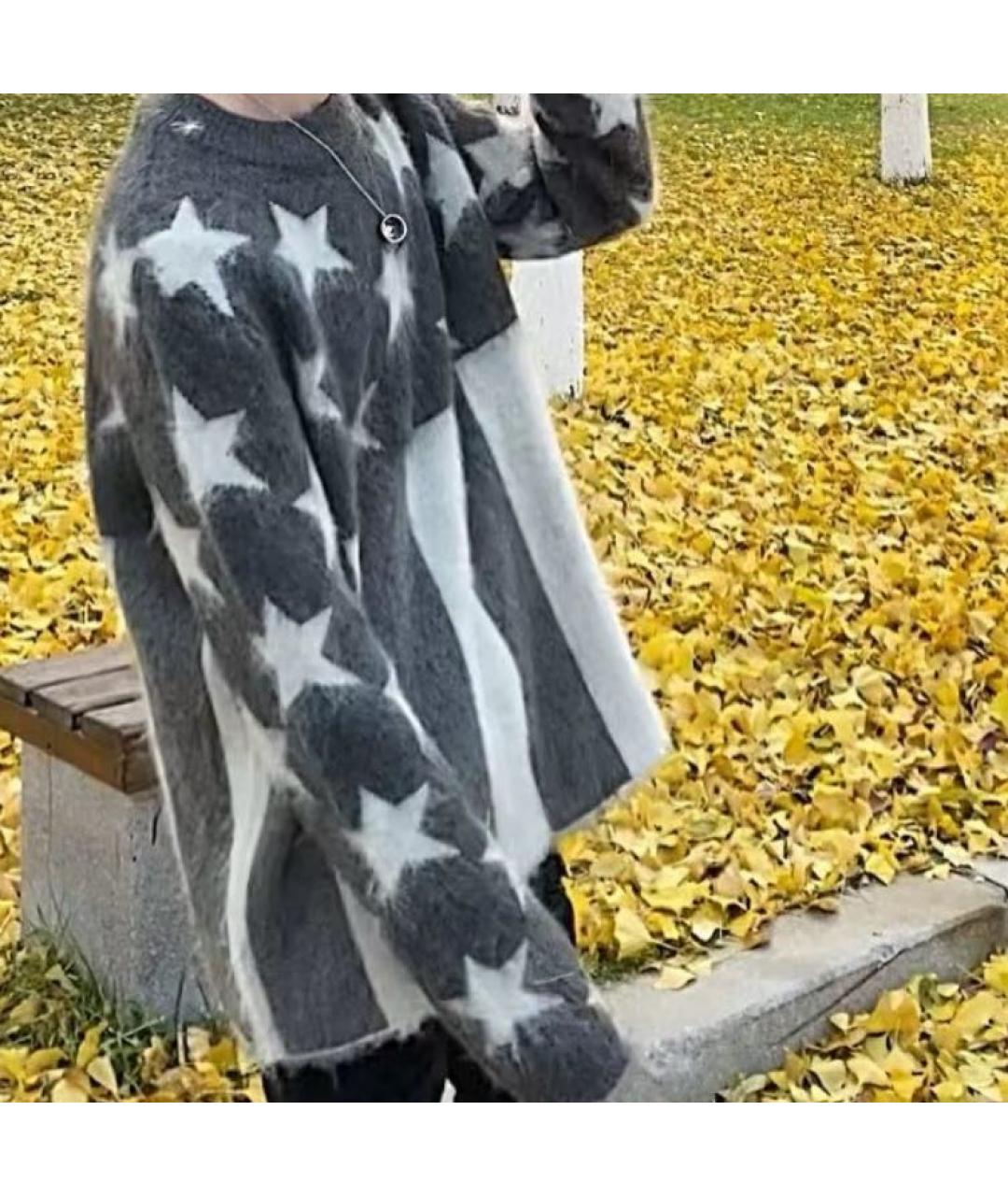 LOUIS VUITTON Серый джемпер / свитер, фото 5