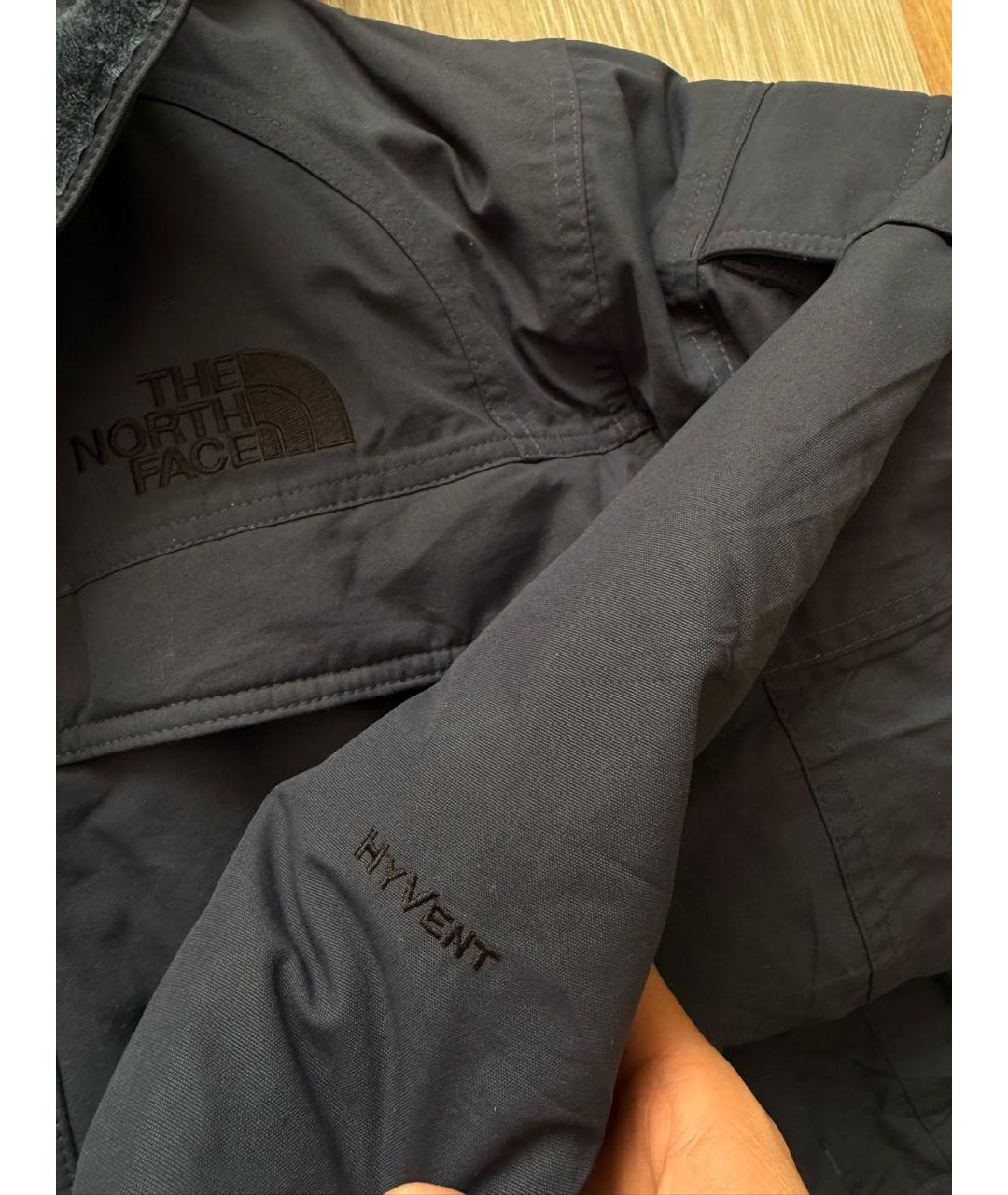 THE NORTH FACE Синий полиэстеровый пуховик, фото 6