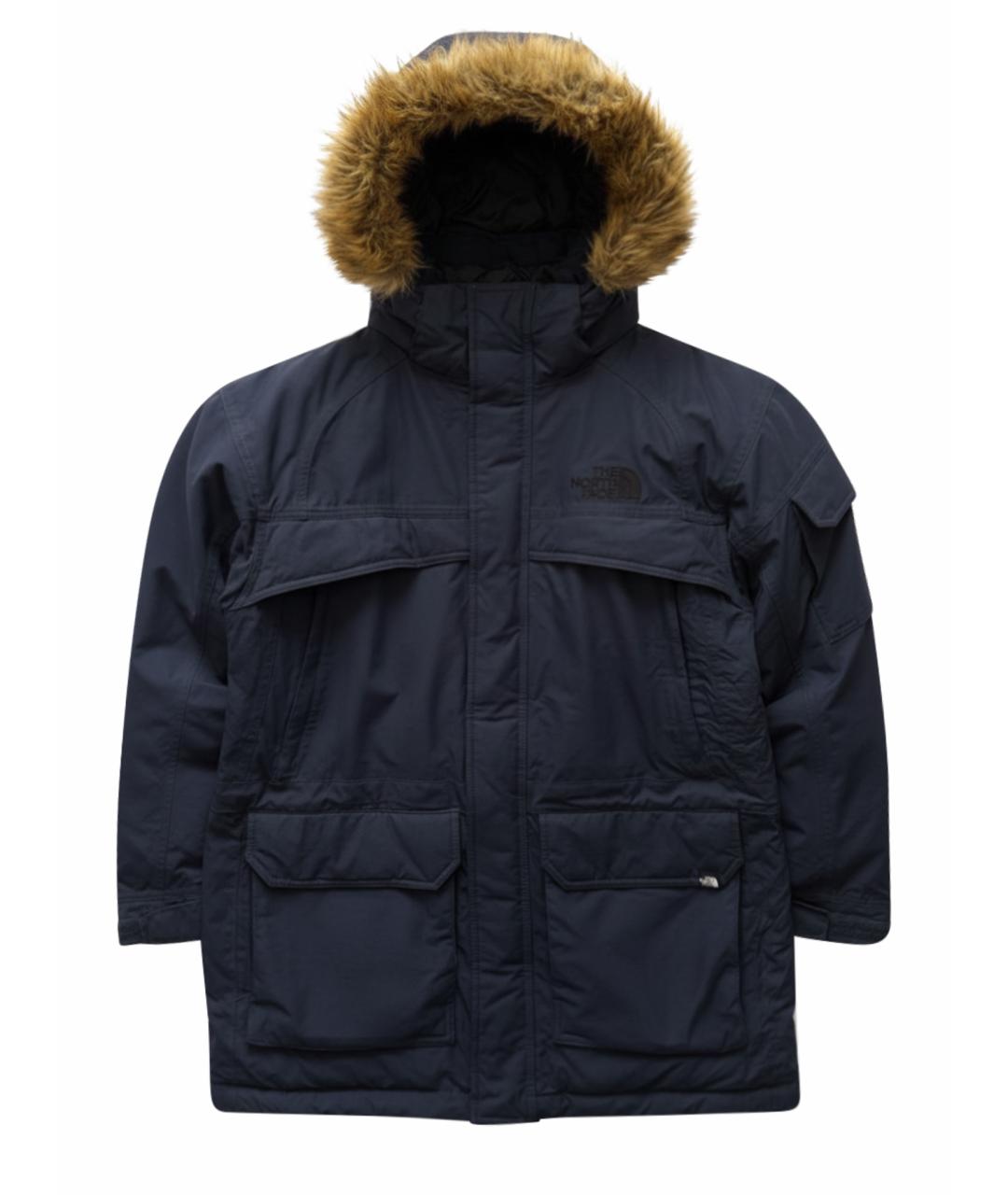 THE NORTH FACE Синий полиэстеровый пуховик, фото 1