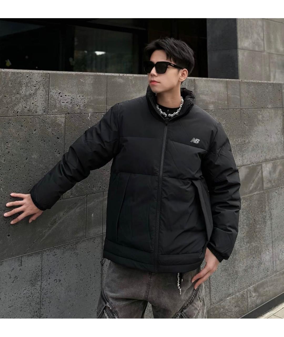 NEW BALANCE Черный пуховик, фото 4