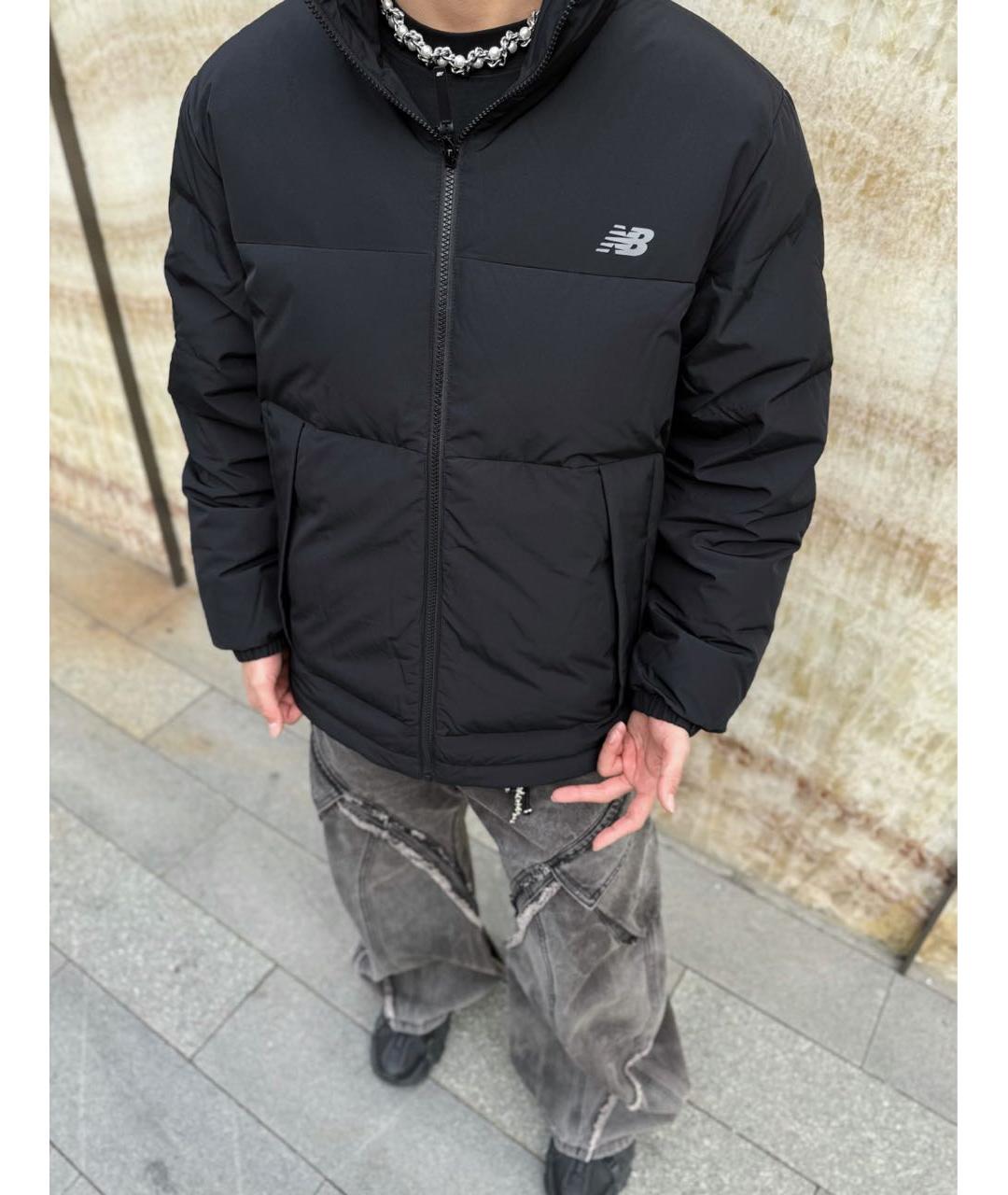 NEW BALANCE Черный пуховик, фото 5