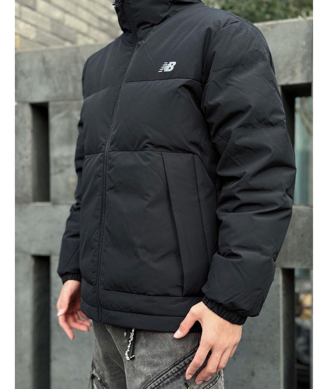 NEW BALANCE Черный пуховик, фото 6