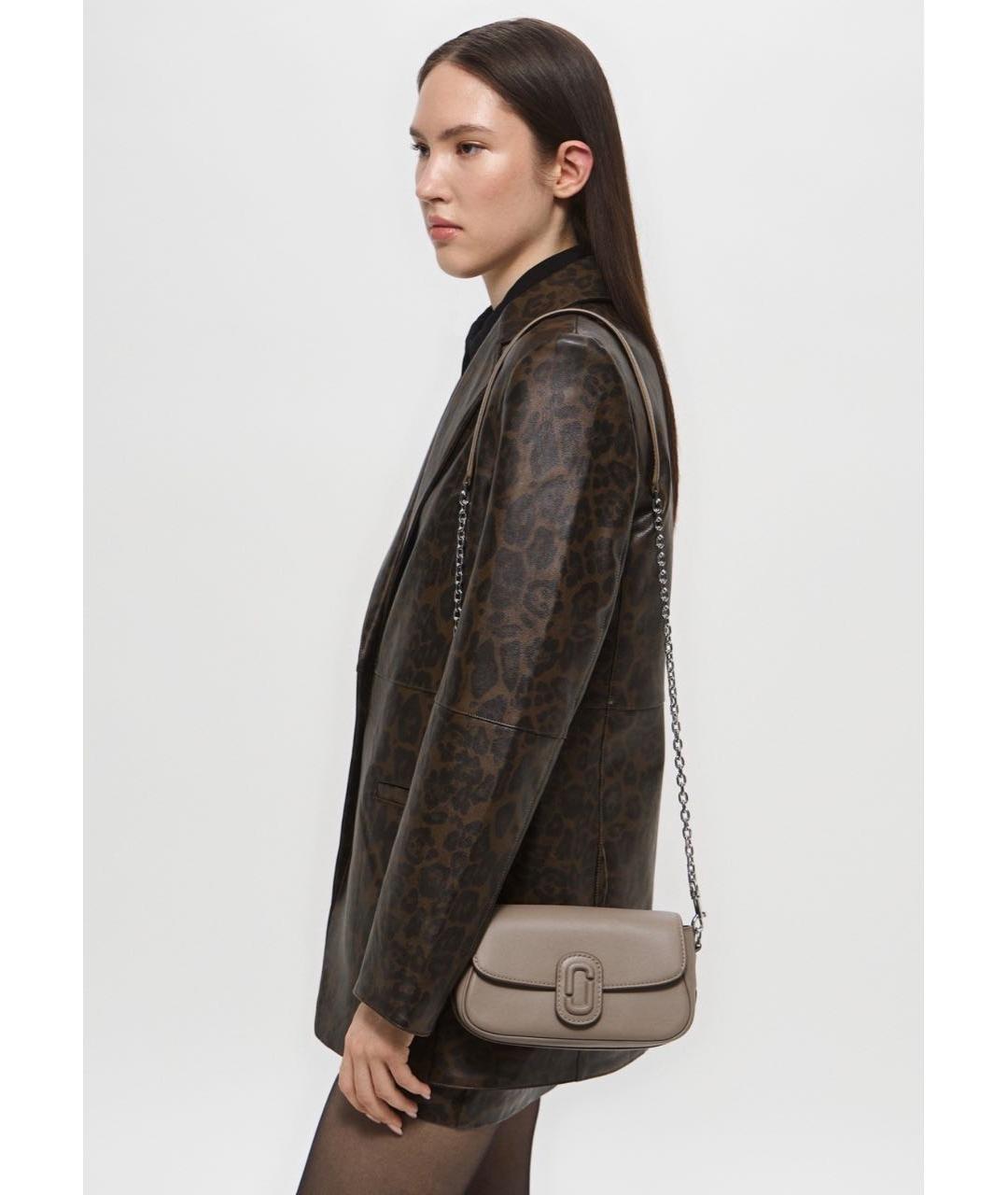 MARC JACOBS Бежевая кожаная сумка через плечо, фото 5
