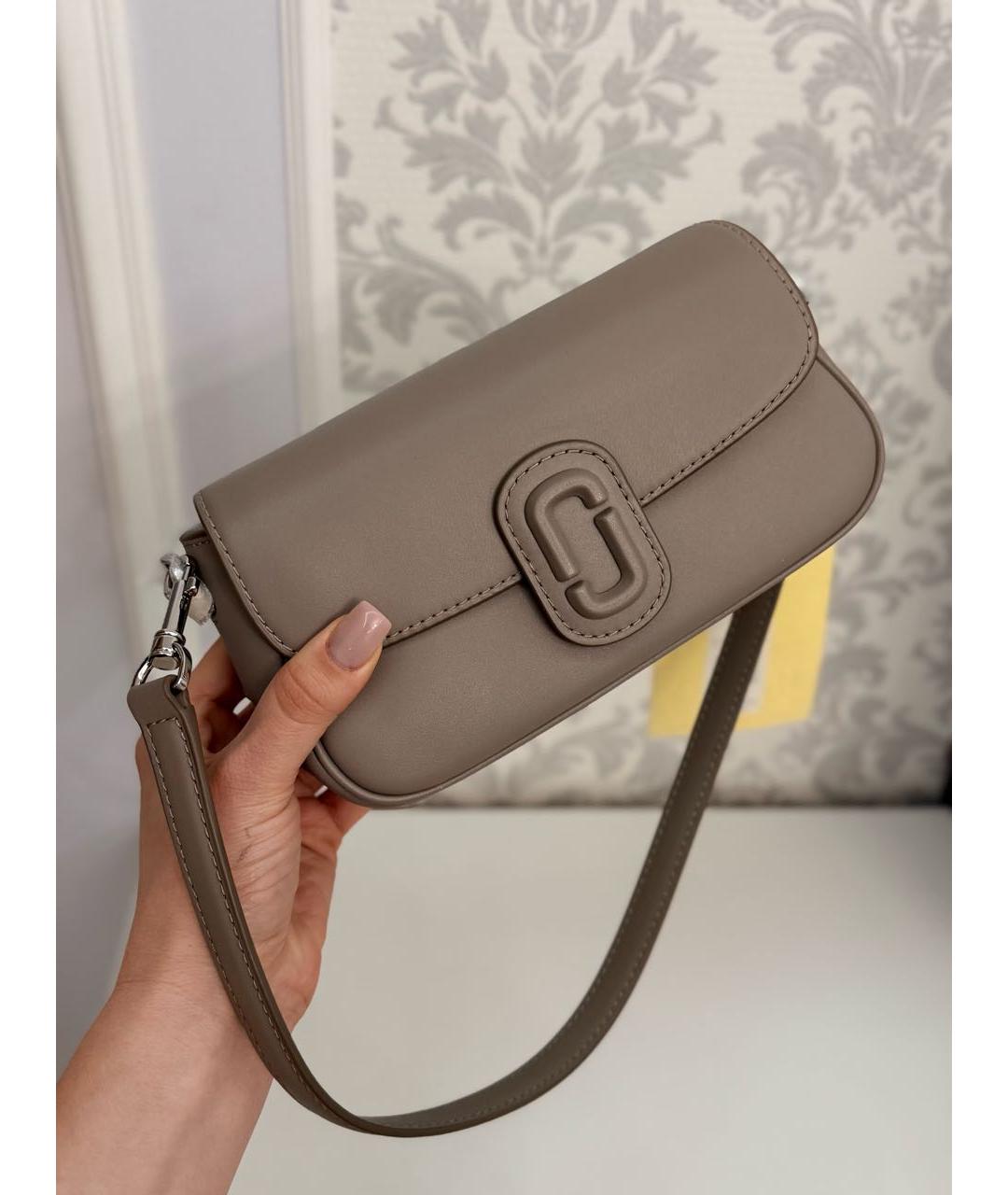 MARC JACOBS Бежевая кожаная сумка через плечо, фото 2