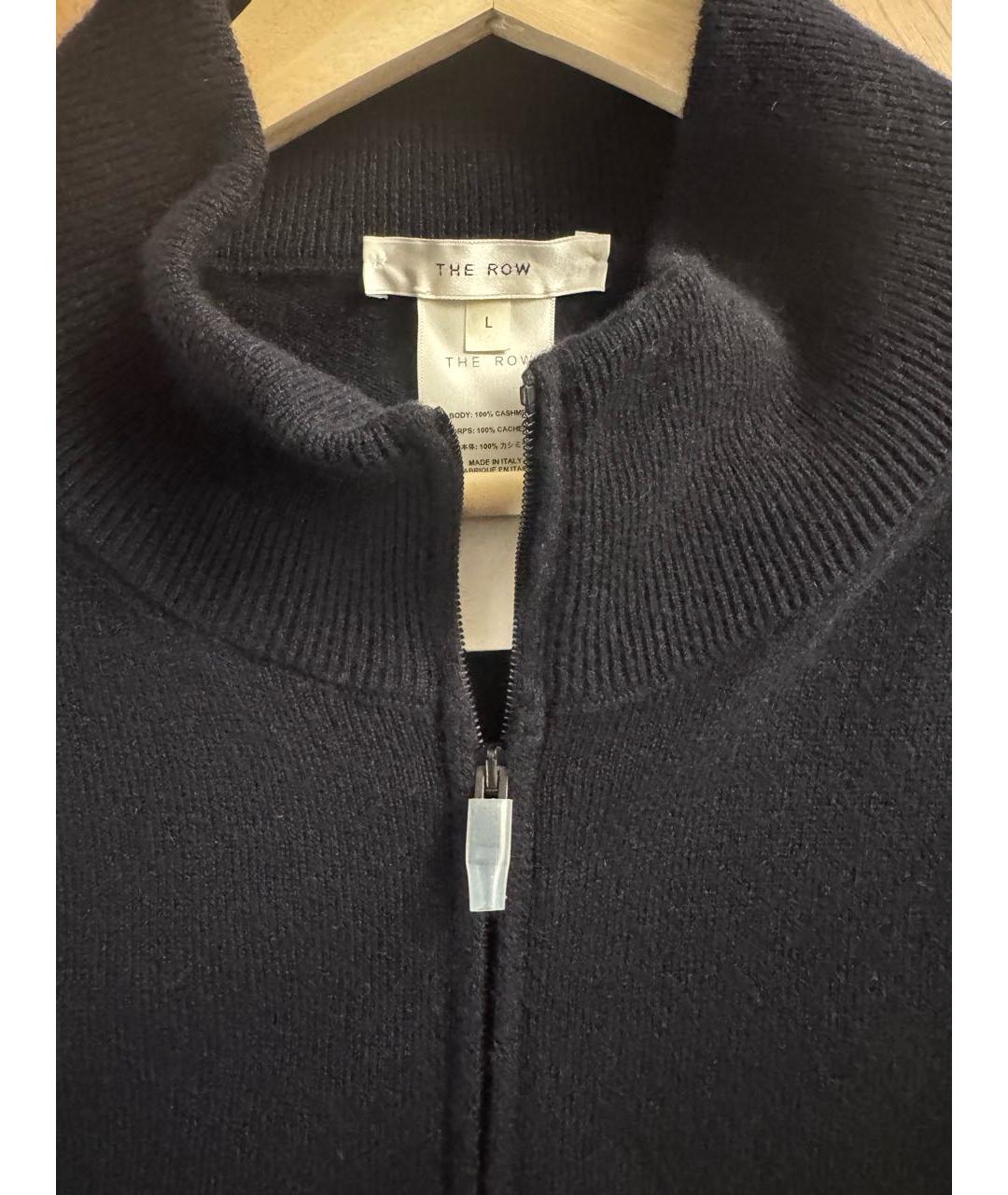 THE ROW Темно-синий кашемировый джемпер / свитер, фото 3
