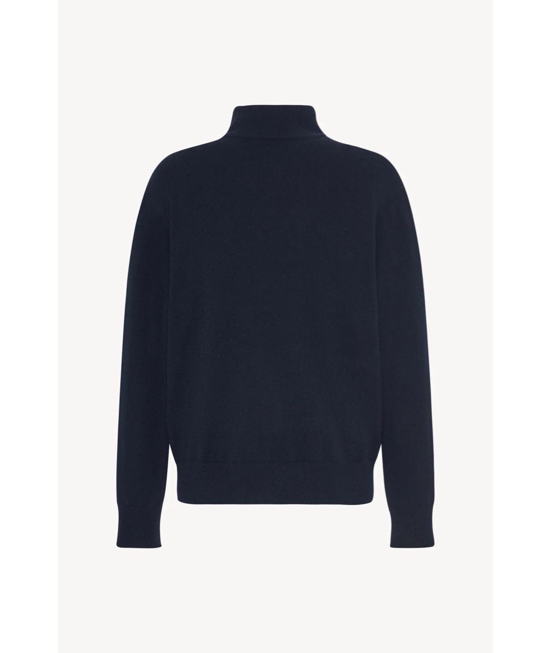 THE ROW Темно-синий кашемировый джемпер / свитер, фото 2