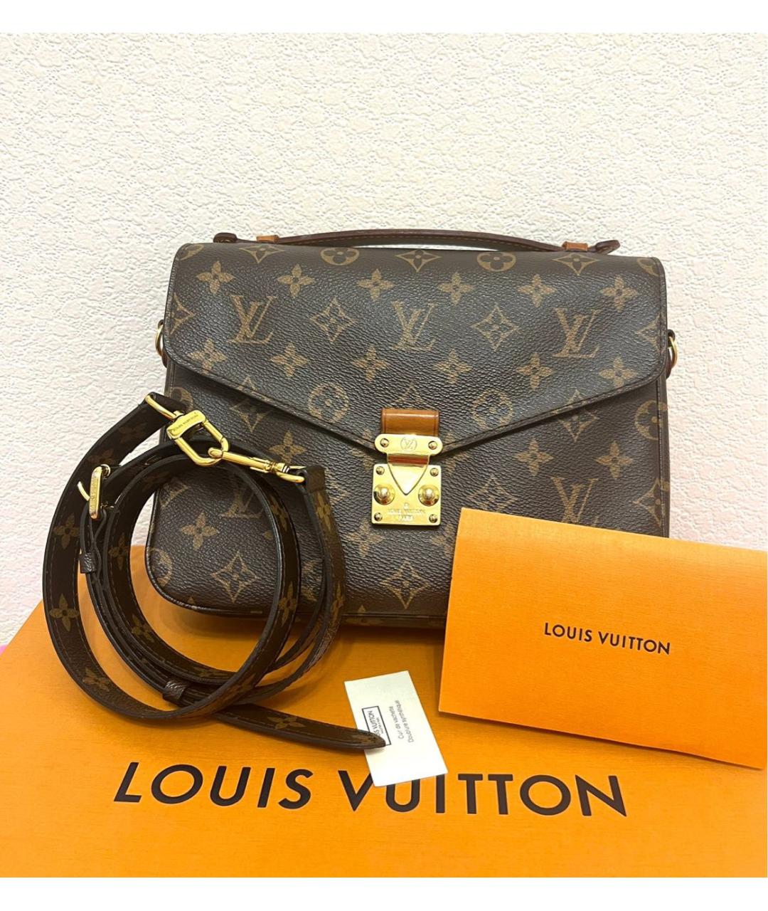 LOUIS VUITTON Коричневая сумка через плечо, фото 2