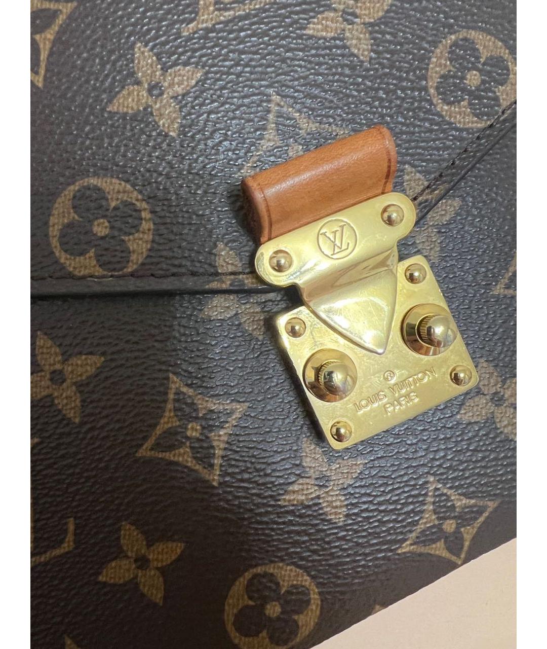 LOUIS VUITTON Коричневая сумка через плечо, фото 3