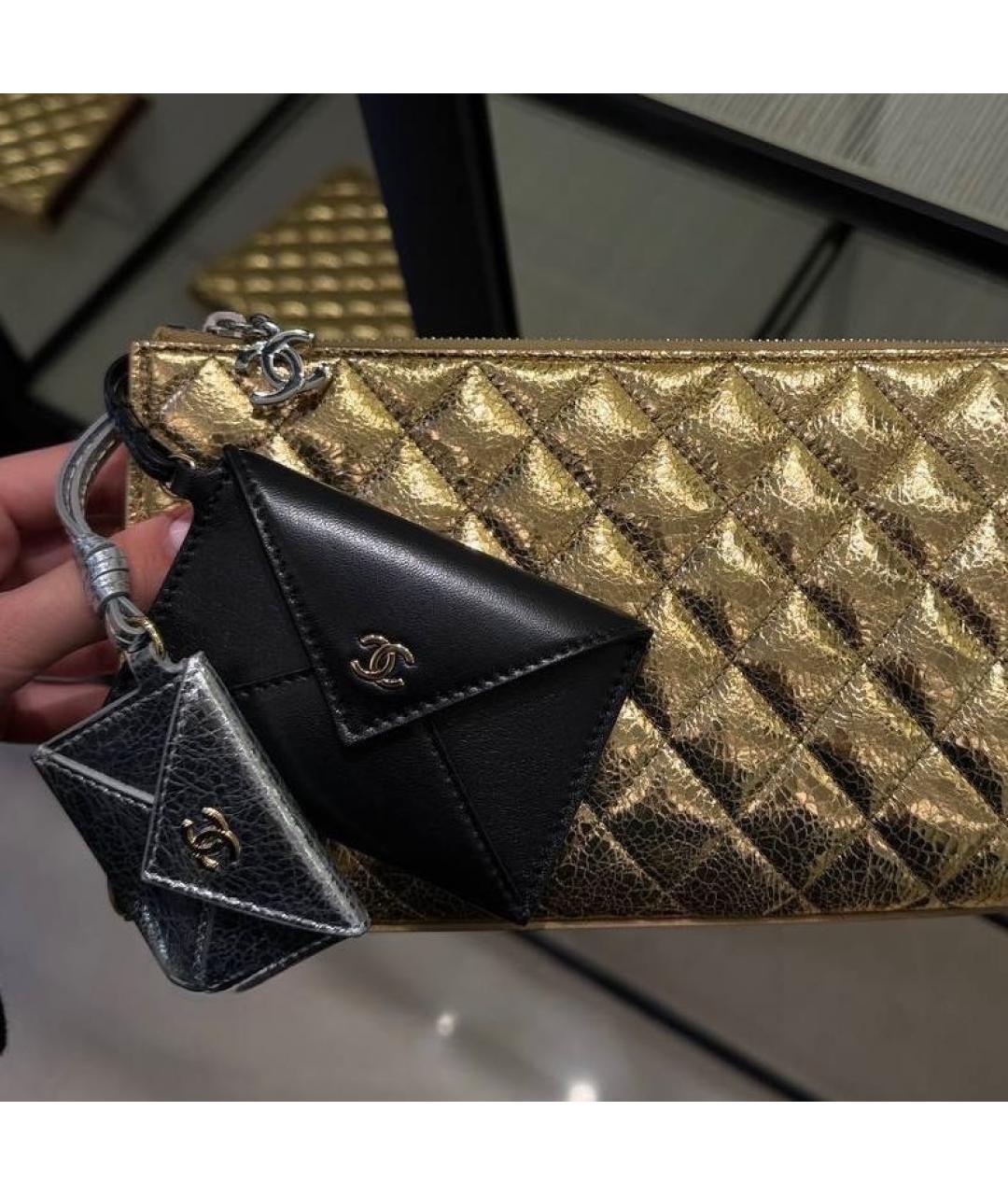 CHANEL Черный брелок, фото 4