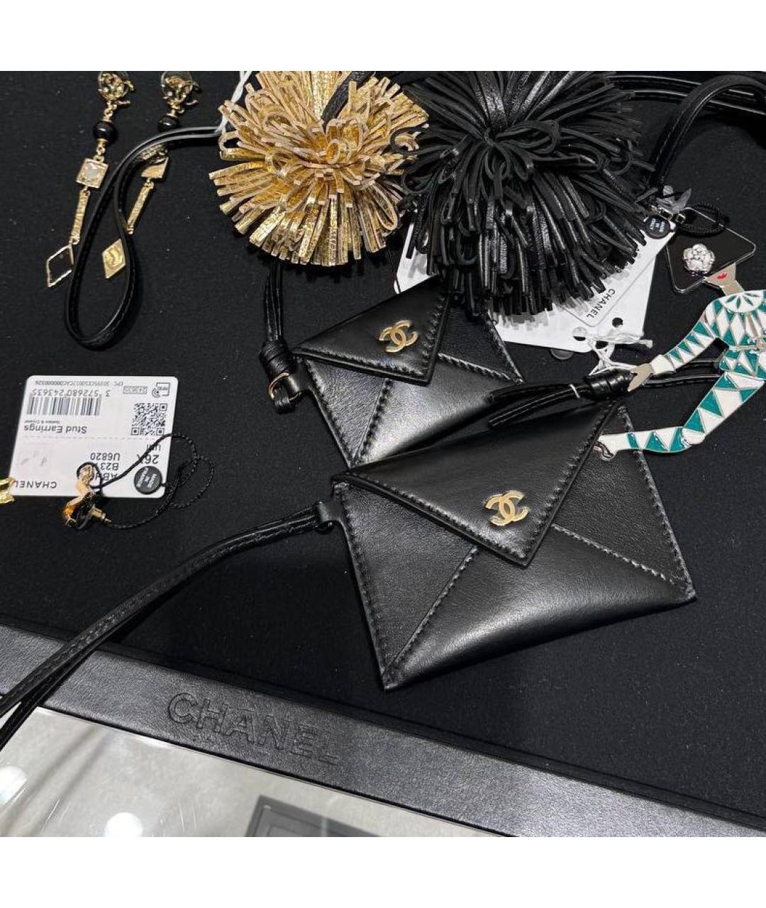 CHANEL Черный брелок, фото 3