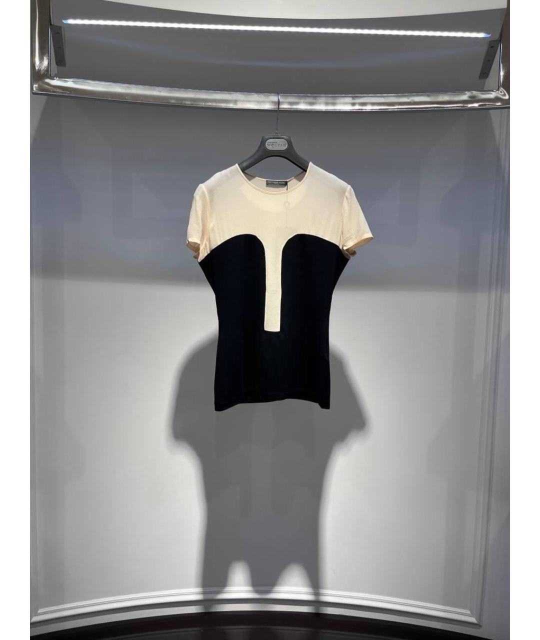 ALEXANDER MCQUEEN Мульти вискозная футболка, фото 4