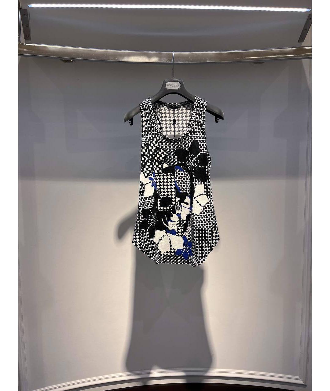 ALEXANDER MCQUEEN Мульти хлопковая майка, фото 4