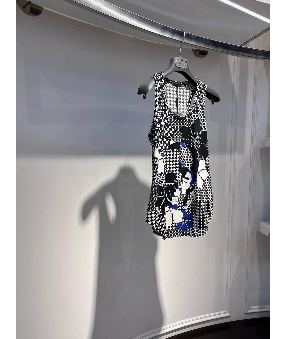 ALEXANDER MCQUEEN Мульти хлопковая майка, фото 2