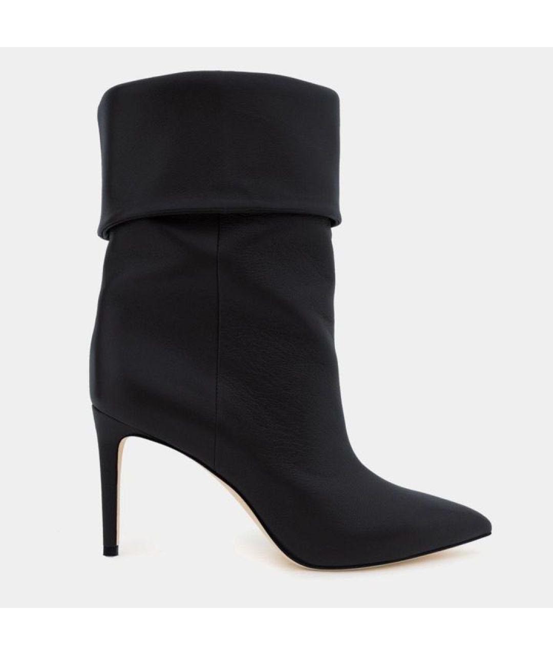 PARIS TEXAS Черные кожаные ботильоны, фото 6