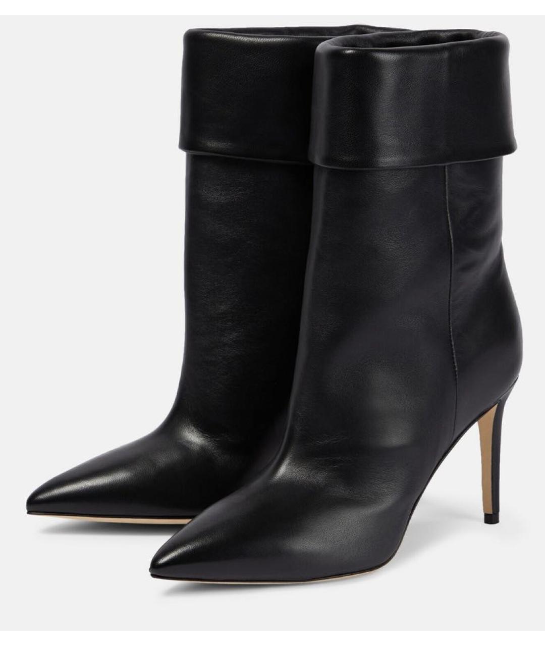 PARIS TEXAS Черные кожаные ботильоны, фото 3