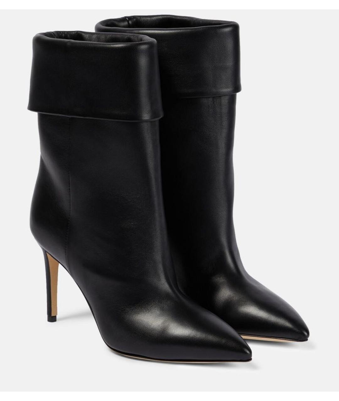 PARIS TEXAS Черные кожаные ботильоны, фото 2