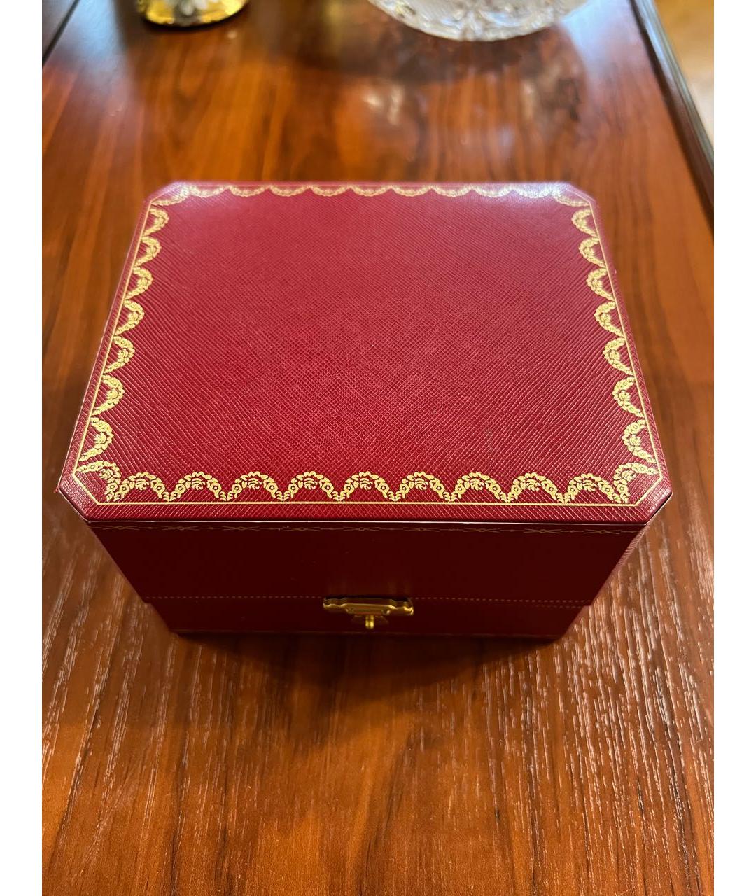 CARTIER Черные кожаные часы, фото 7