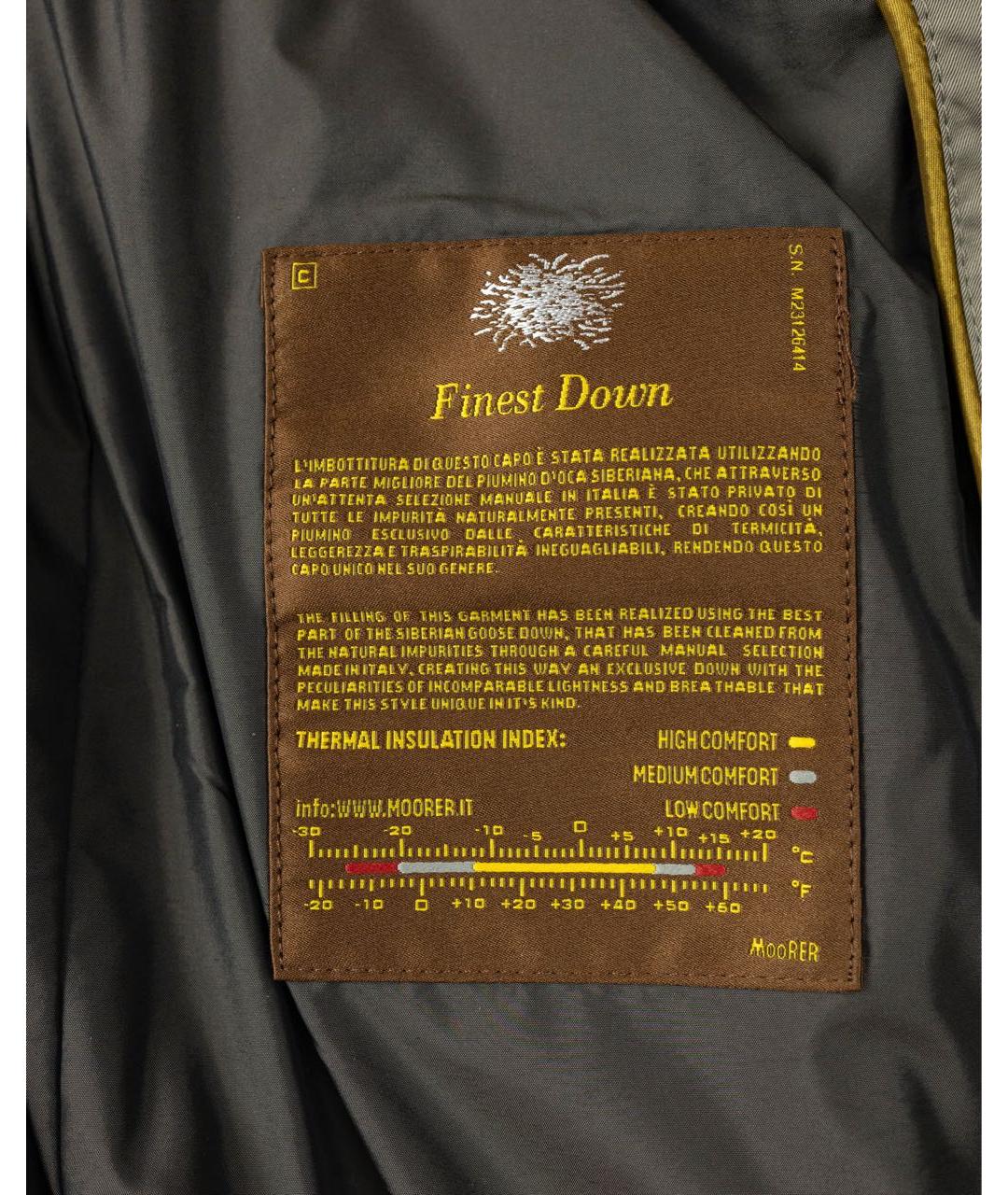 MOORER Бежевая куртка, фото 4