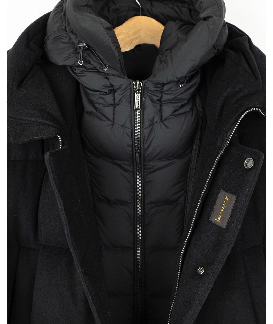 MOORER Черная кашемировая куртка, фото 4