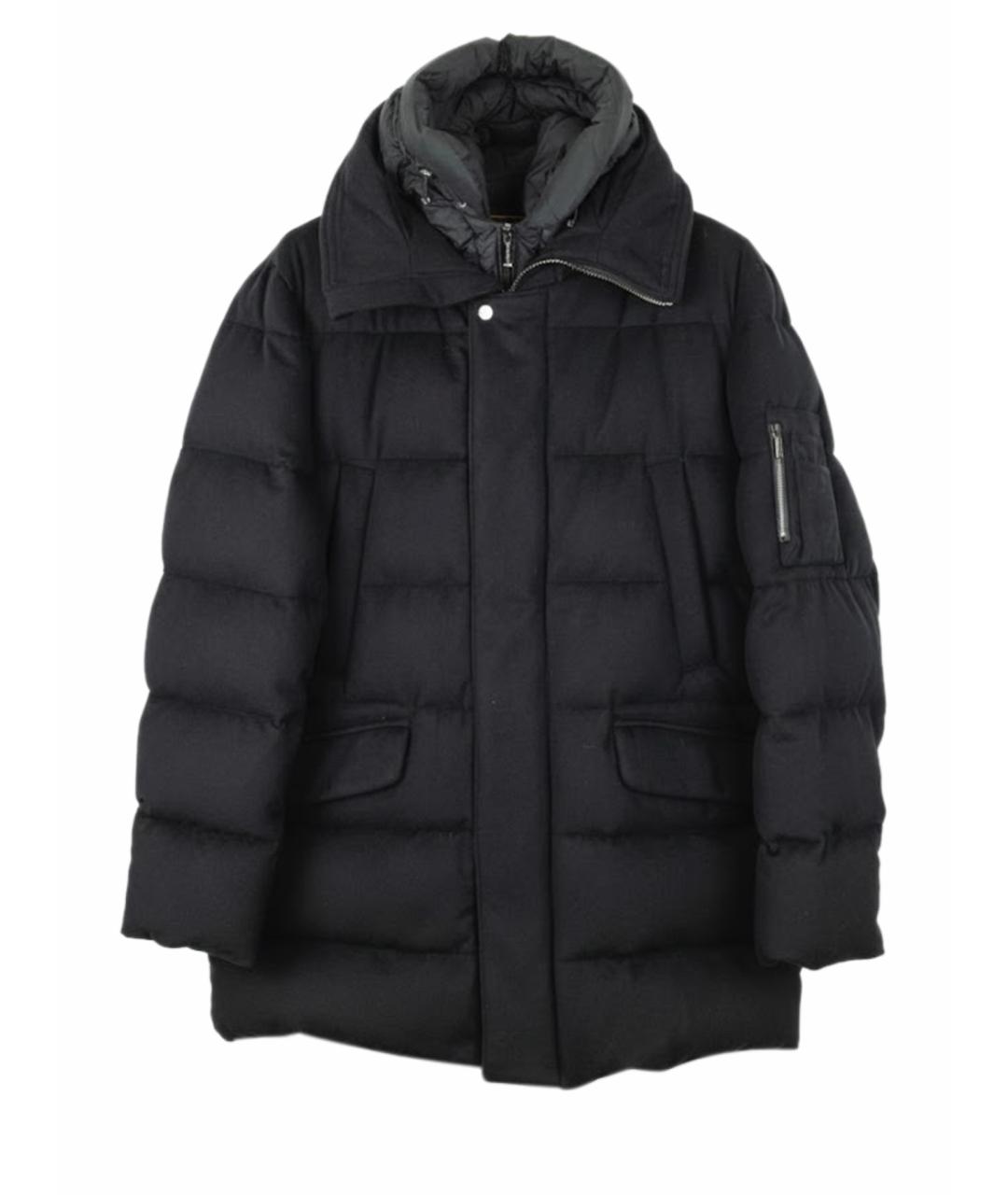 MOORER Черная кашемировая куртка, фото 6