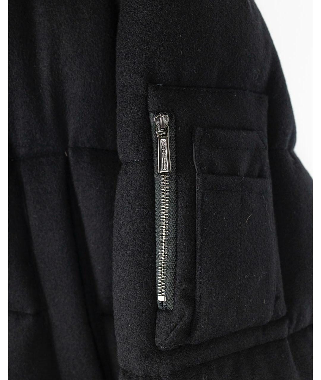 MOORER Черная кашемировая куртка, фото 5