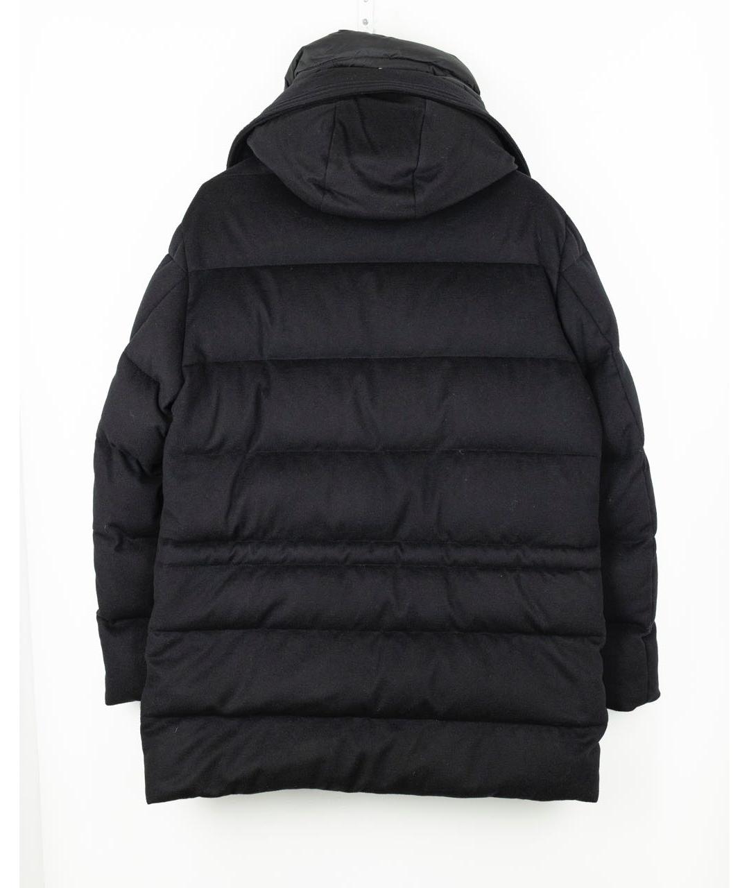 MOORER Черная кашемировая куртка, фото 2