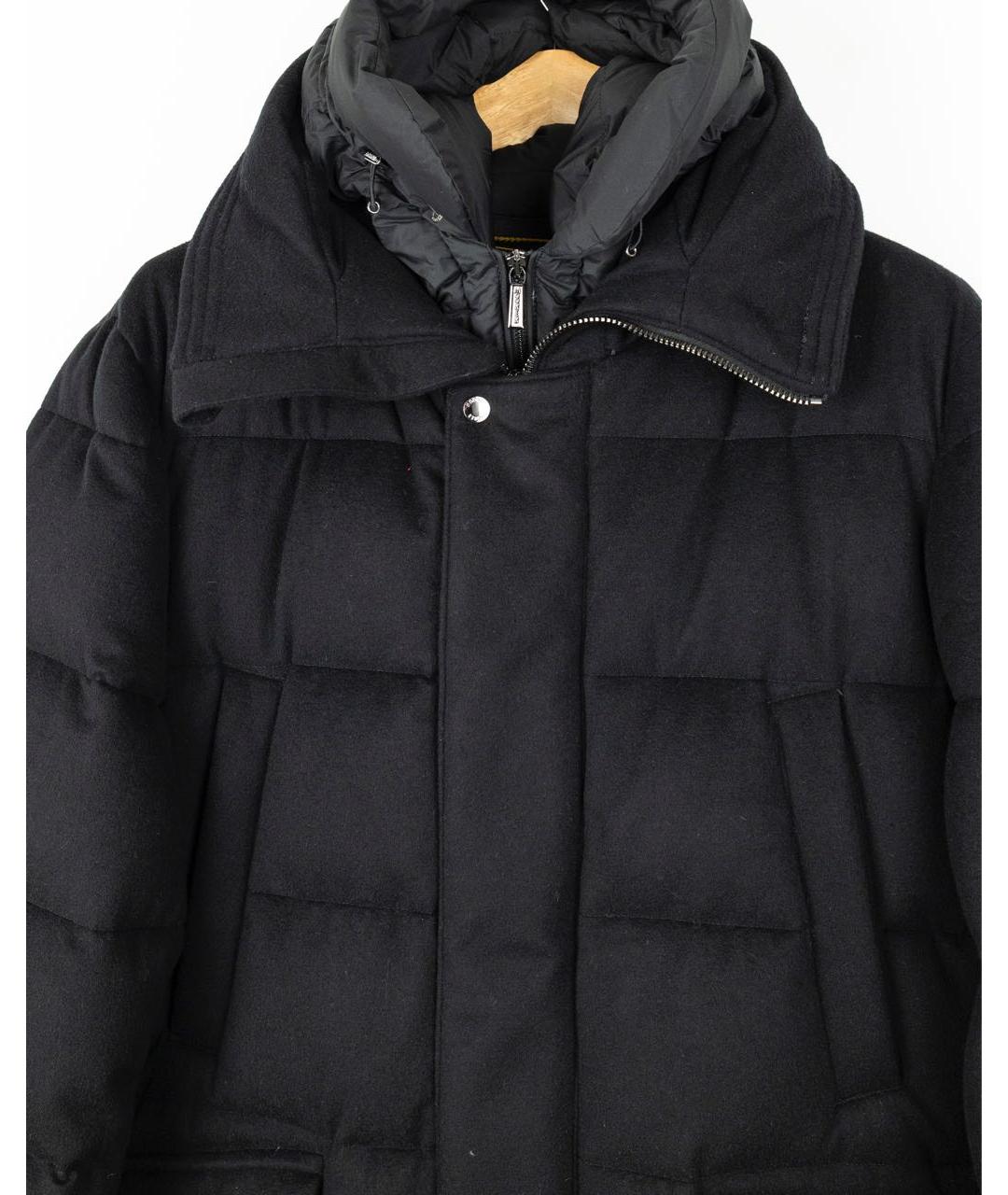 MOORER Черная кашемировая куртка, фото 3