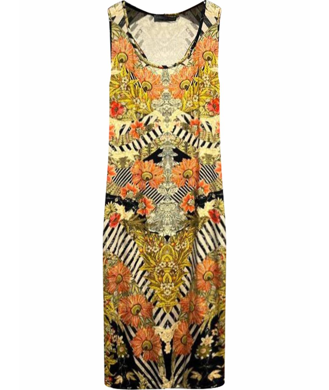 ALEXANDER MCQUEEN Мульти вискозное повседневное платье, фото 1