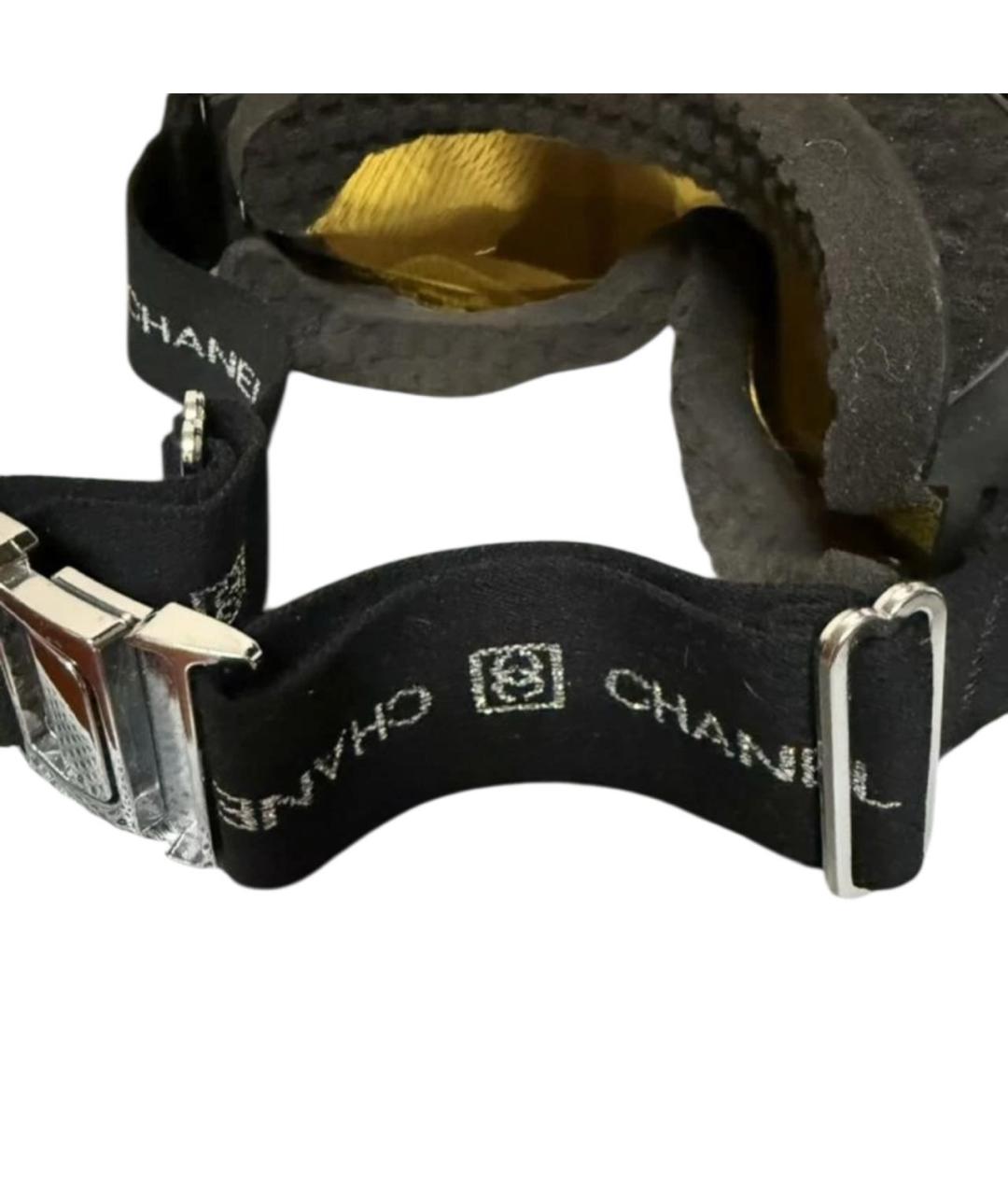 CHANEL Черные пластиковые солнцезащитные очки, фото 3