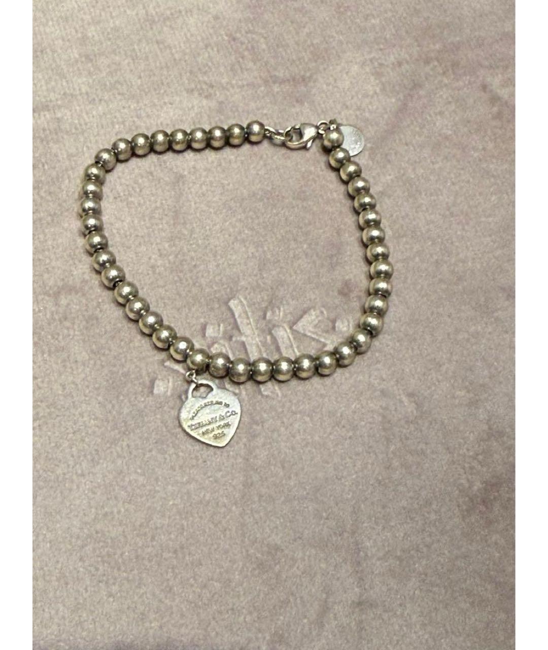 TIFFANY&CO Серебрянный серебряный браслет, фото 2