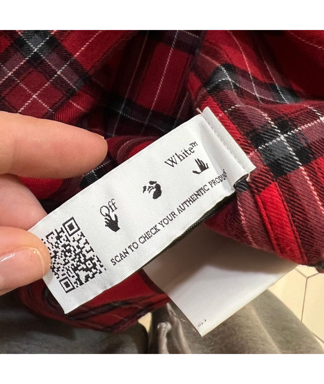 OFF-WHITE Хлопковая кэжуал рубашка, фото 3