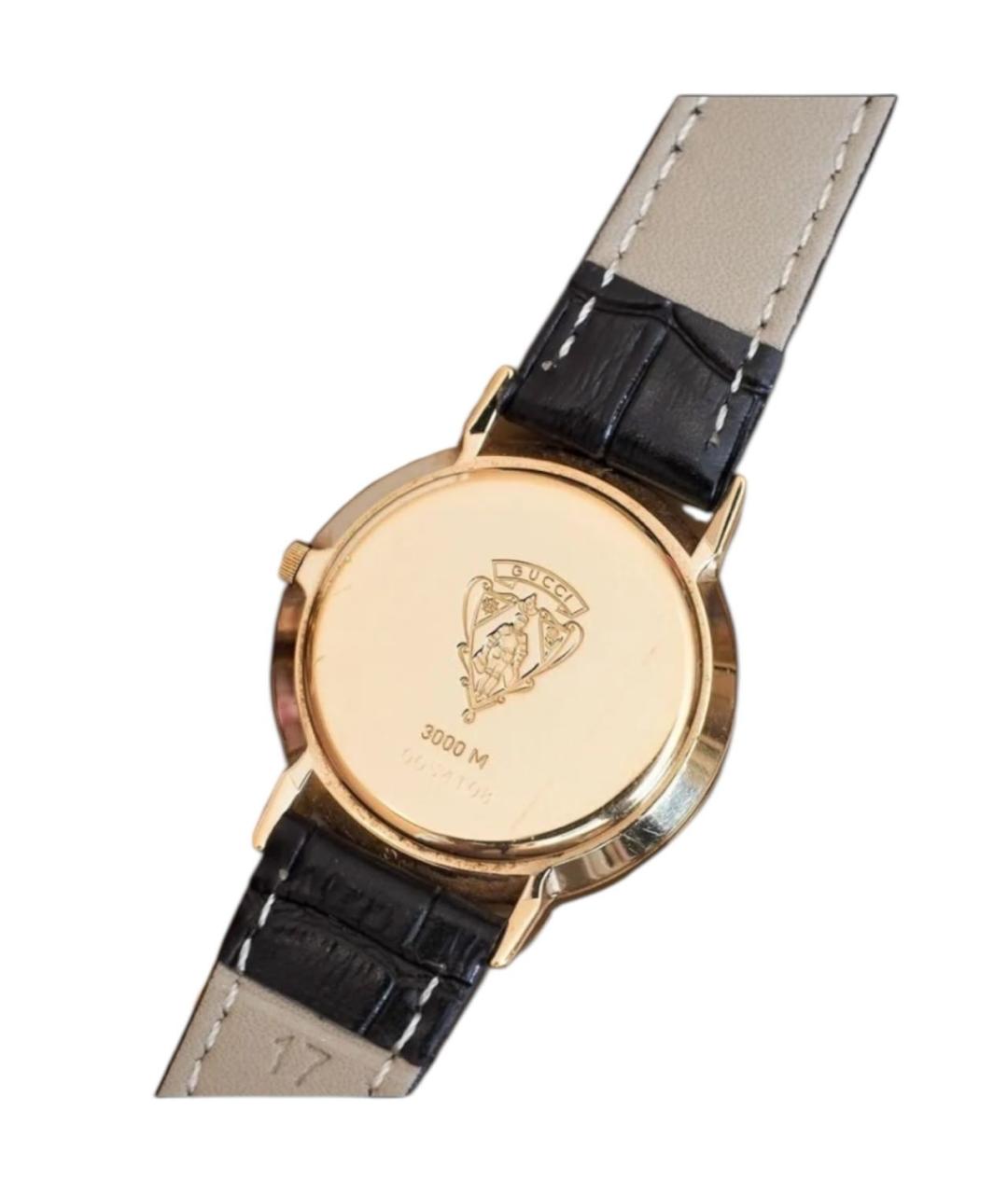 GUCCI Позолоченные часы, фото 3