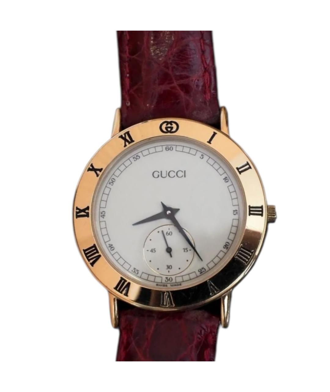 GUCCI Позолоченные часы, фото 1