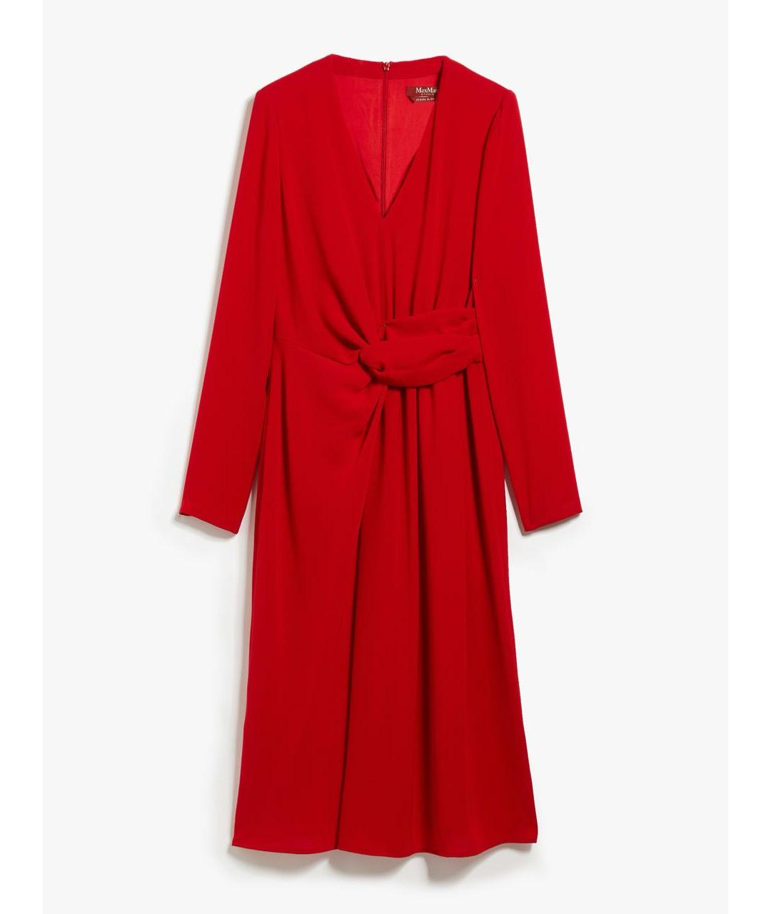 MAX MARA Красное вечернее платье, фото 4
