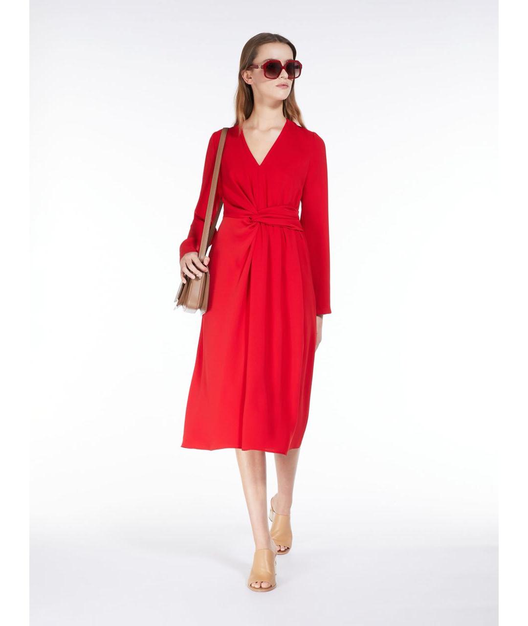 MAX MARA Красное вечернее платье, фото 3