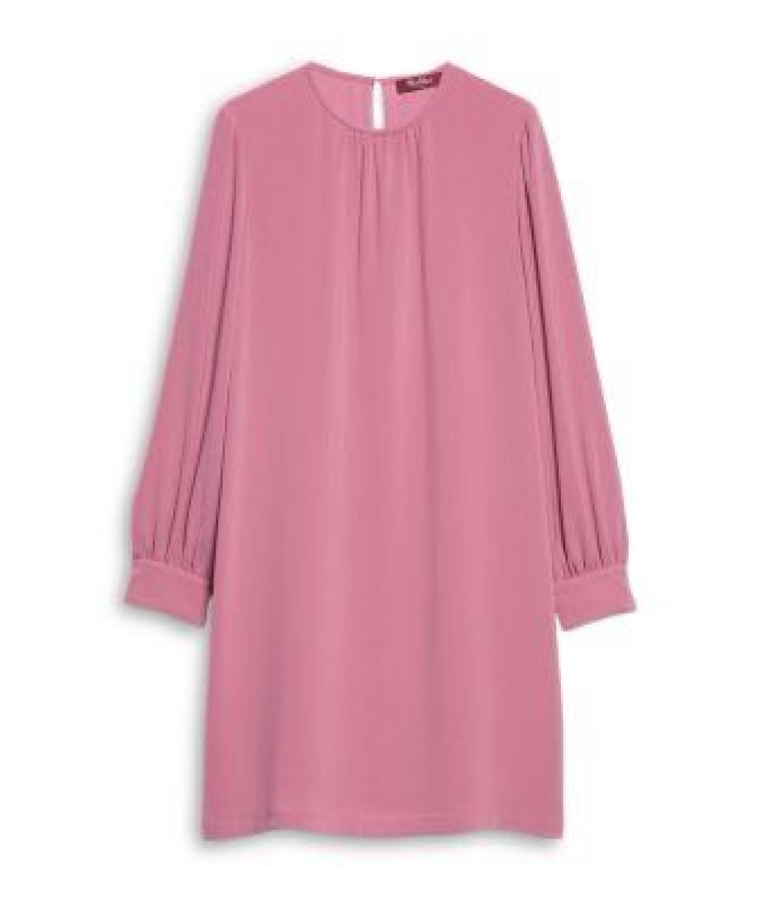 'S MAX MARA Розовое коктейльное платье, фото 4