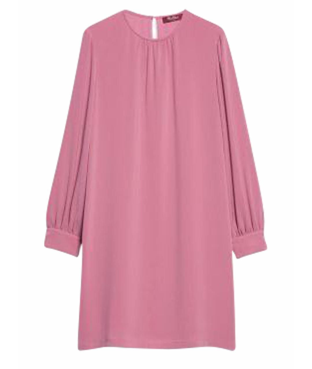 'S MAX MARA Розовое коктейльное платье, фото 1