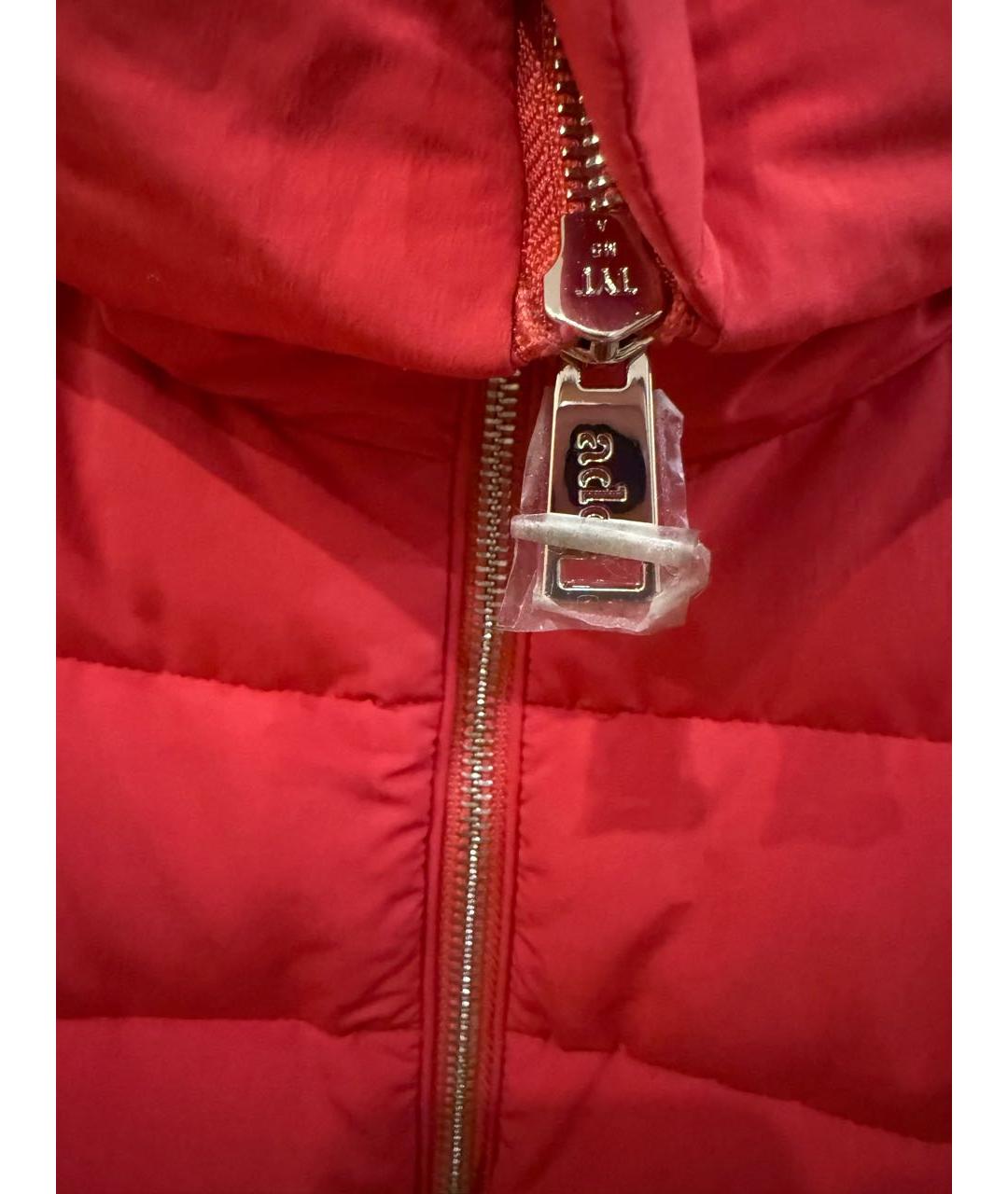 ADD Красный полиэстеровый пуховик, фото 5