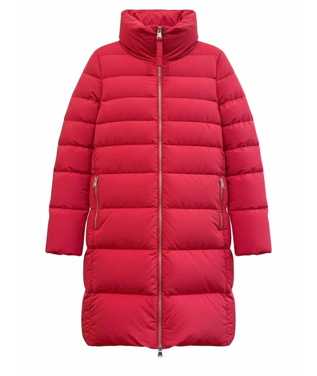 ADD Красный полиэстеровый пуховик, фото 1