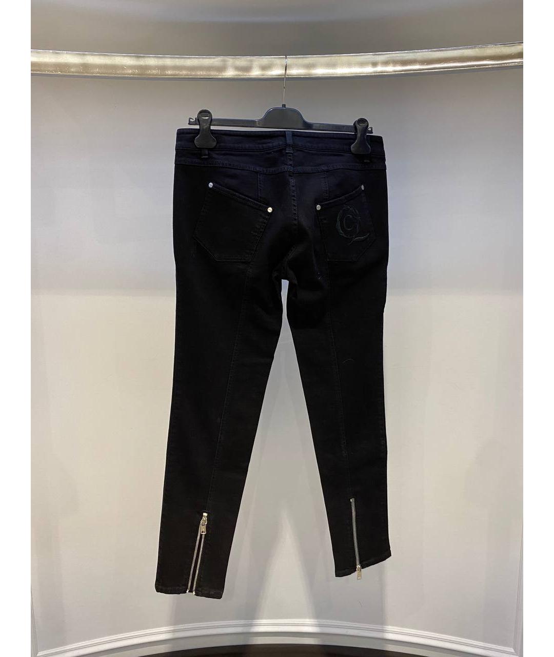 ALEXANDER MCQUEEN Черные хлопковые прямые джинсы, фото 3