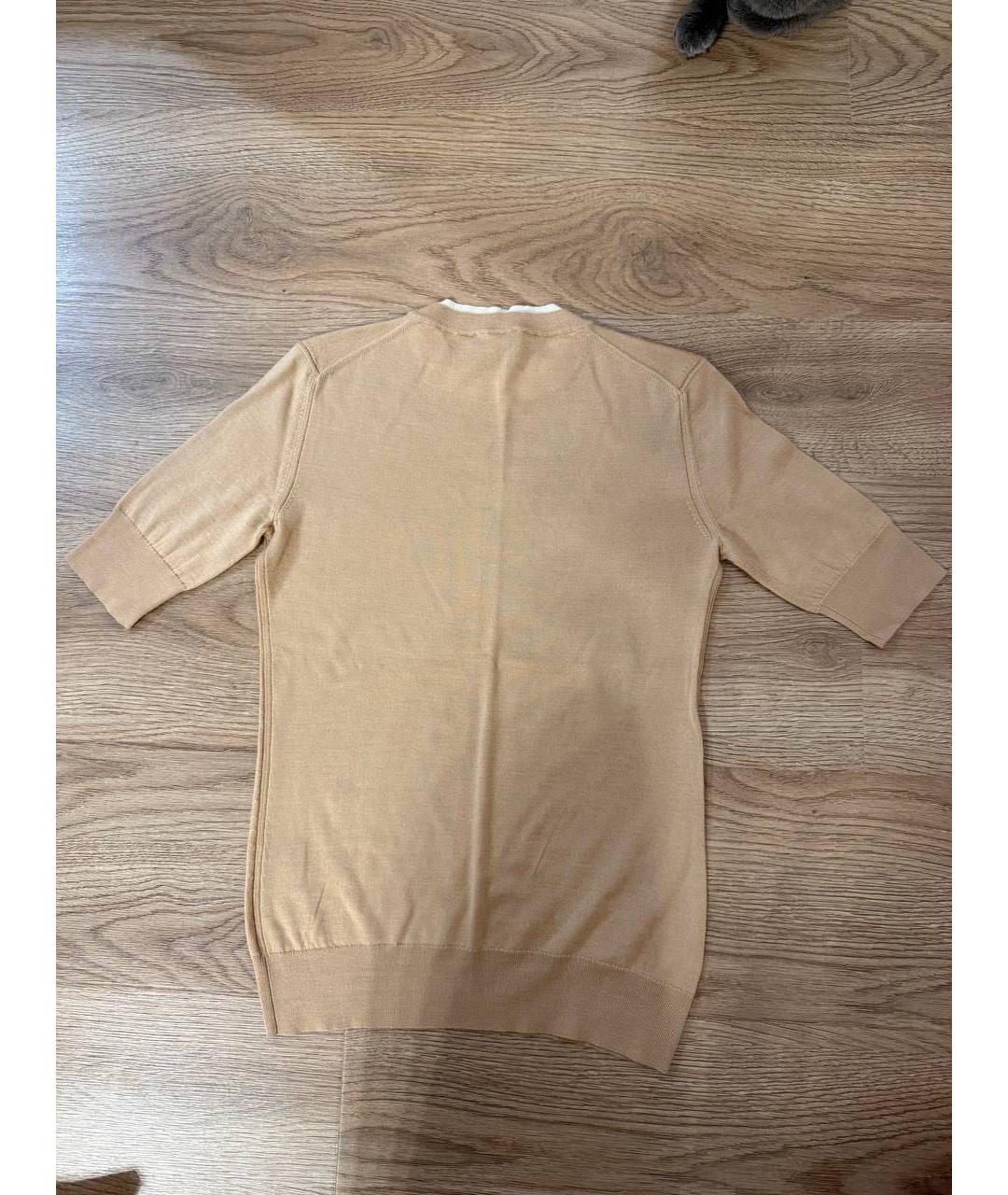 LORO PIANA Бежевая майка, фото 2
