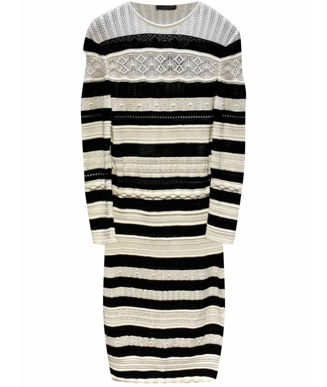 ALEXANDER MCQUEEN Белое вискозное повседневное платье, фото 1