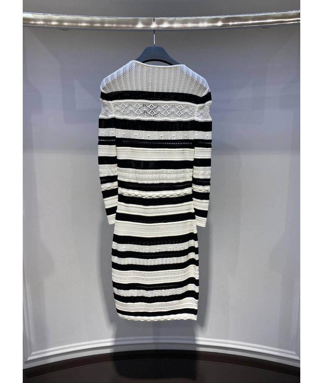 ALEXANDER MCQUEEN Белое вискозное повседневное платье, фото 3