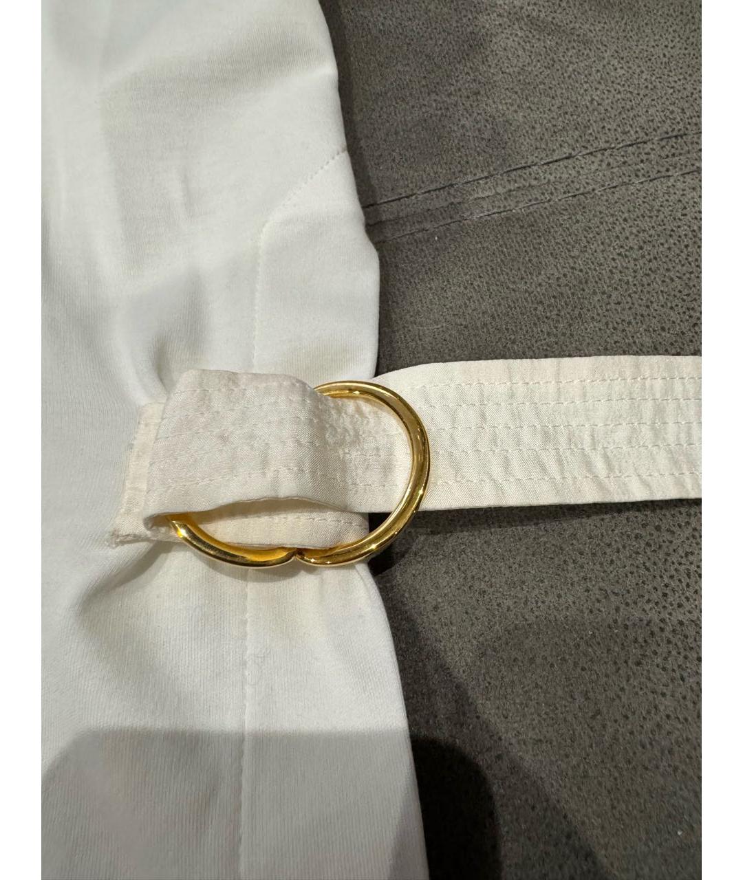 LOUIS VUITTON Бежевая хлопковая футболка, фото 4