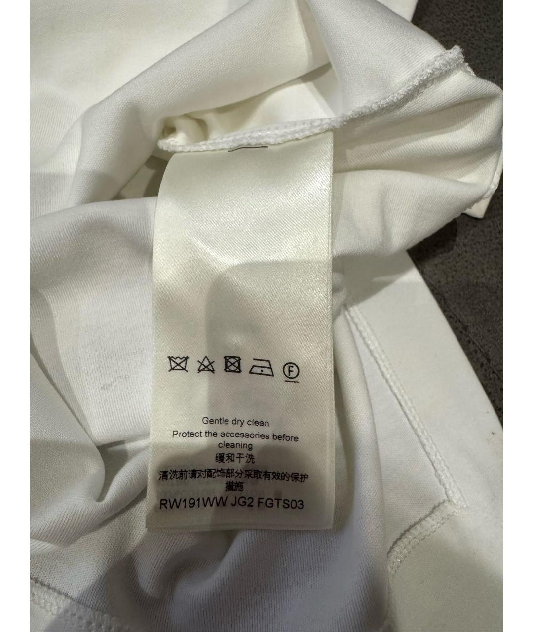 LOUIS VUITTON Бежевая хлопковая футболка, фото 5