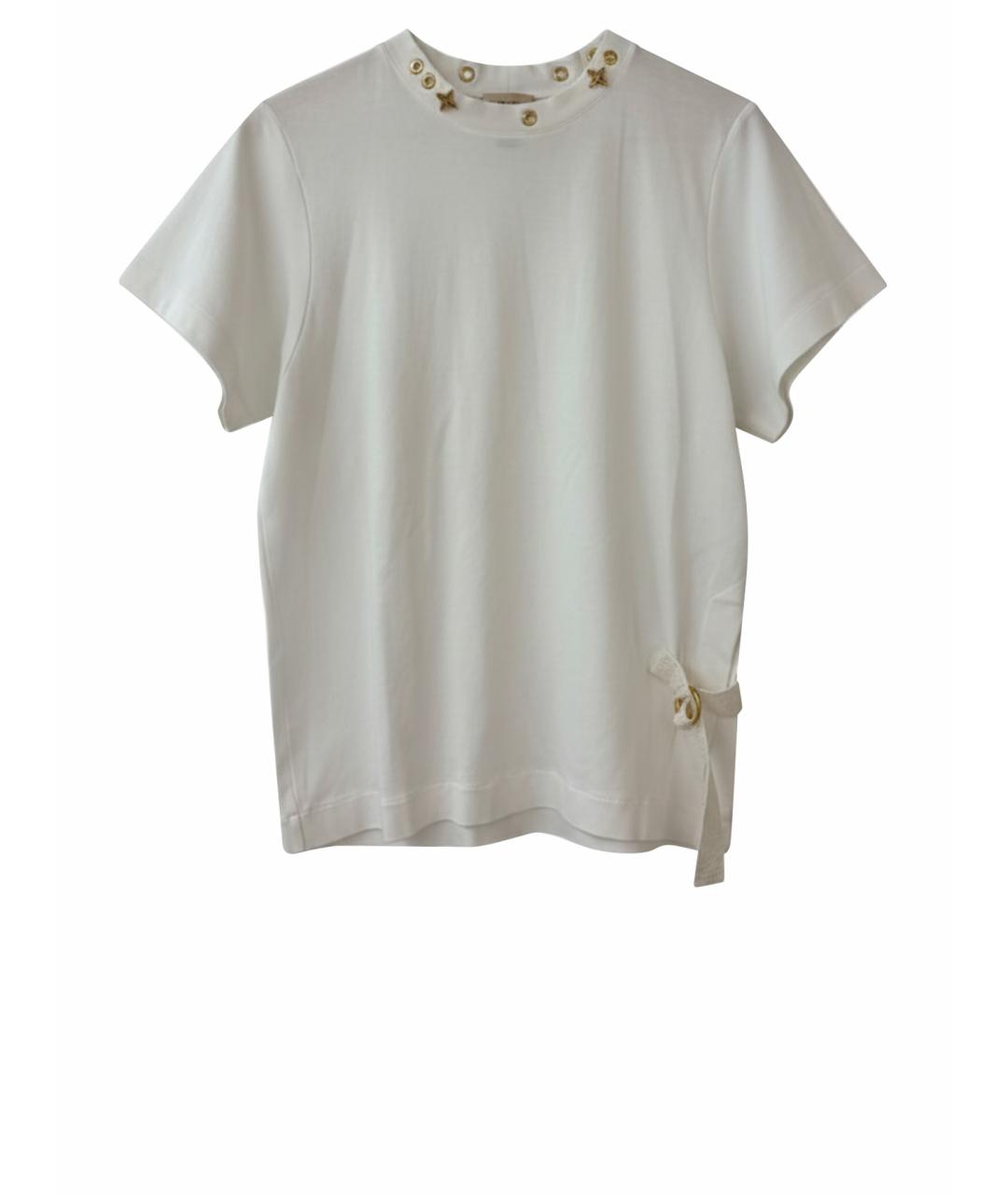 LOUIS VUITTON Бежевая хлопковая футболка, фото 1