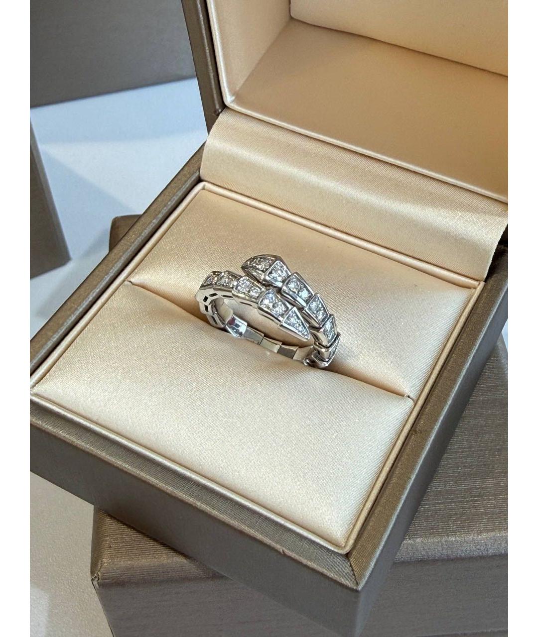 BVLGARI Серебряное кольцо из белого золота, фото 2