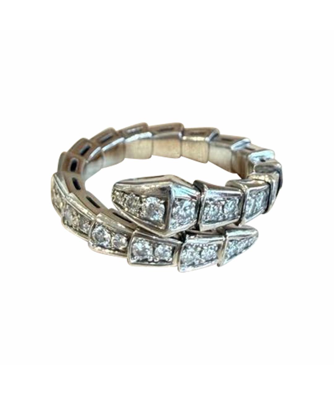 BVLGARI Серебряное кольцо из белого золота, фото 1