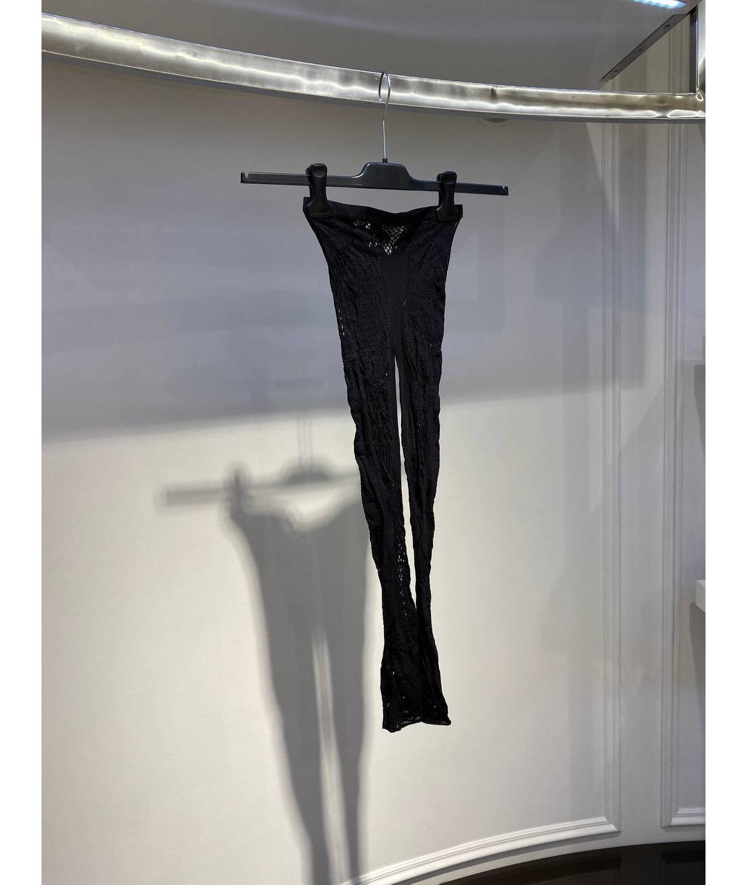 ALEXANDER MCQUEEN Черные полиамидовые спортивные брюки и шорты, фото 2