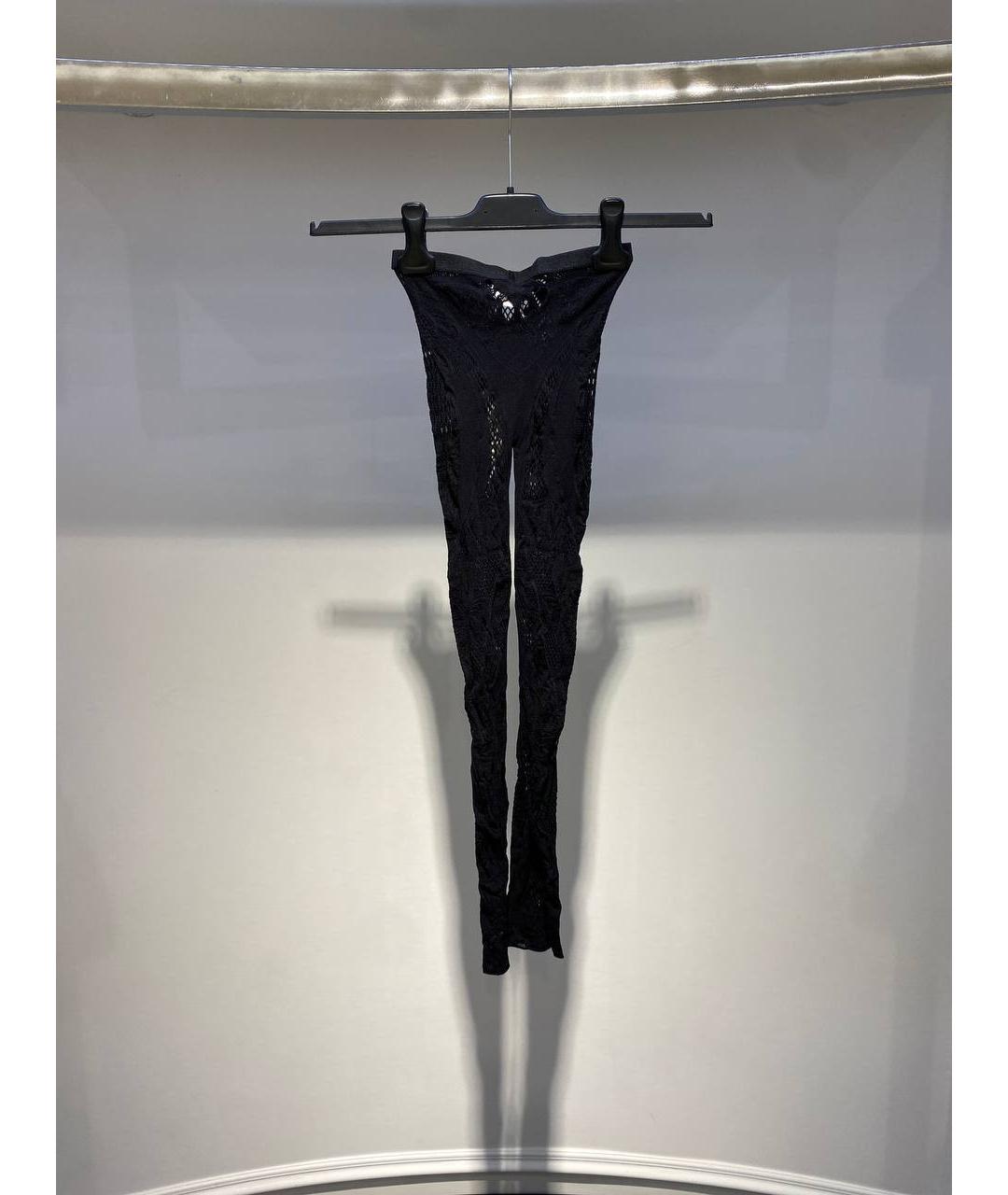 ALEXANDER MCQUEEN Черные полиамидовые спортивные брюки и шорты, фото 4